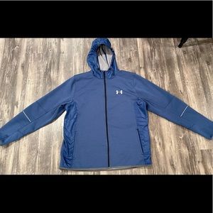 UNDER ARMOUR MEN'S STORM SWACKET ZIP UP COLDGEAR HOODIE JACKET - SIZE XL